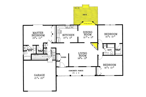 3 Bedroom House Plan Northport 84 Lumber