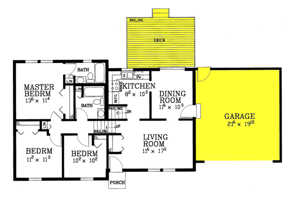 Newbury First Level Floor Plan  Thumbnail