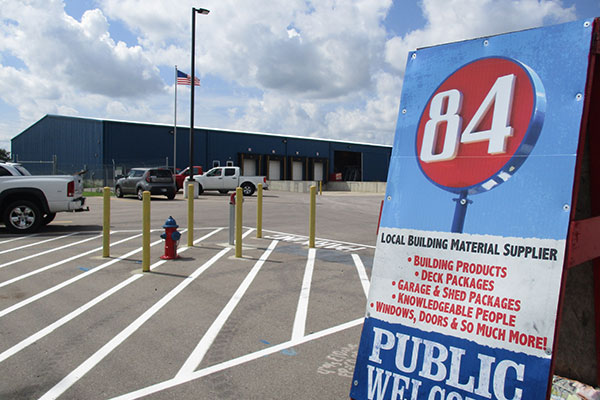 709 Exterior Welcome Sign