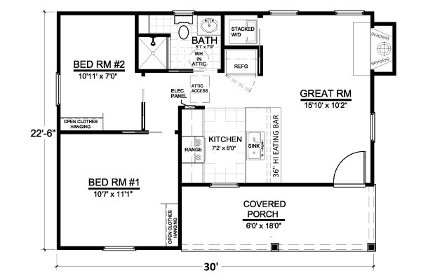 Ross Run Tiny House Plans 84 Lumber