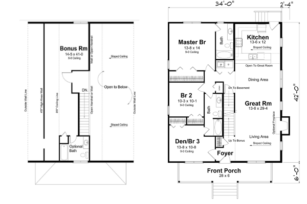 Layout w/ bonus & basement Thumbnail