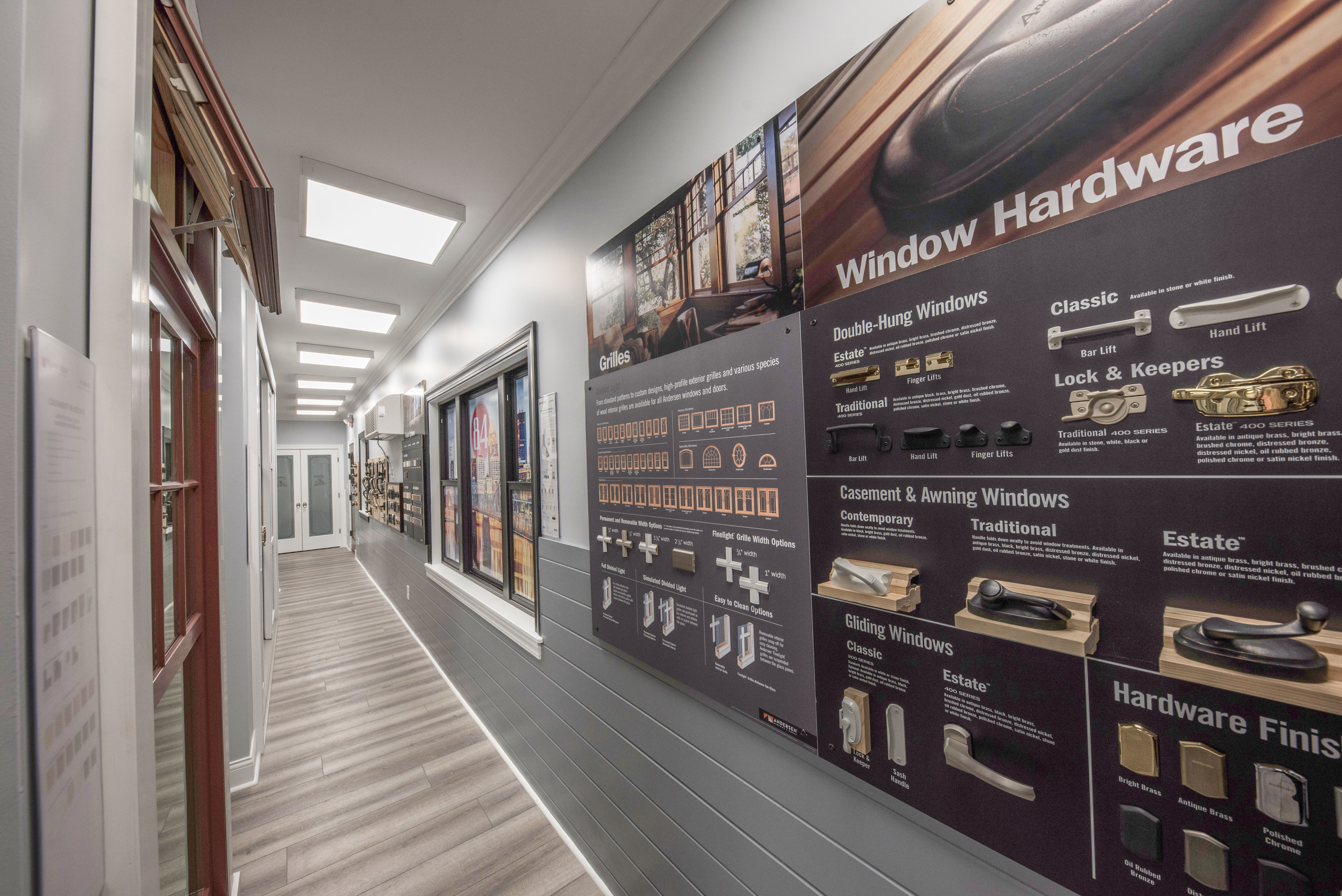 Hardware on display at Louisville Showroom