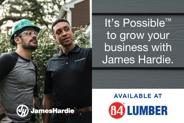 It's possible to grow your business with James Hardie siding and trim.