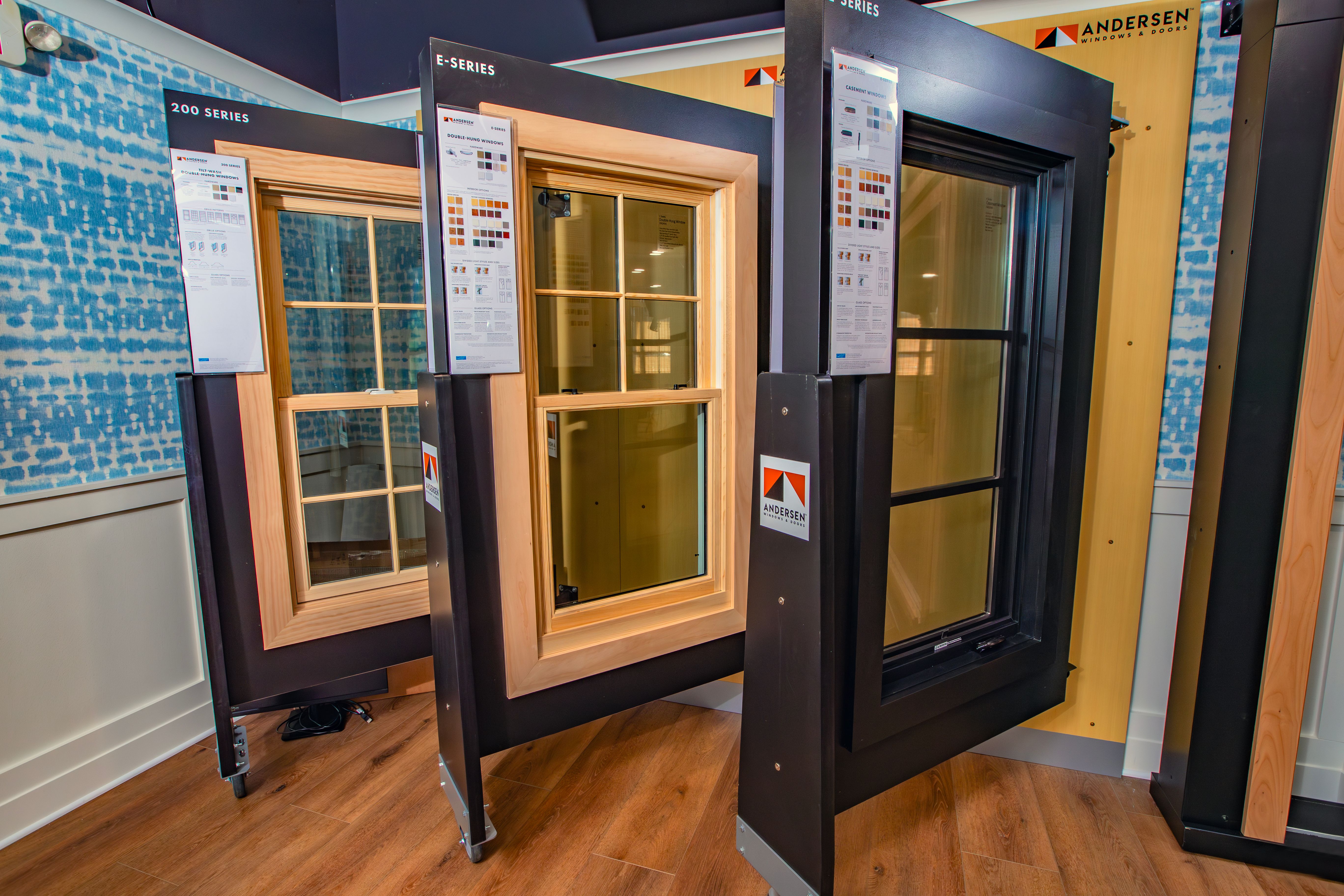 Window displays in Annapolis Window Showroom