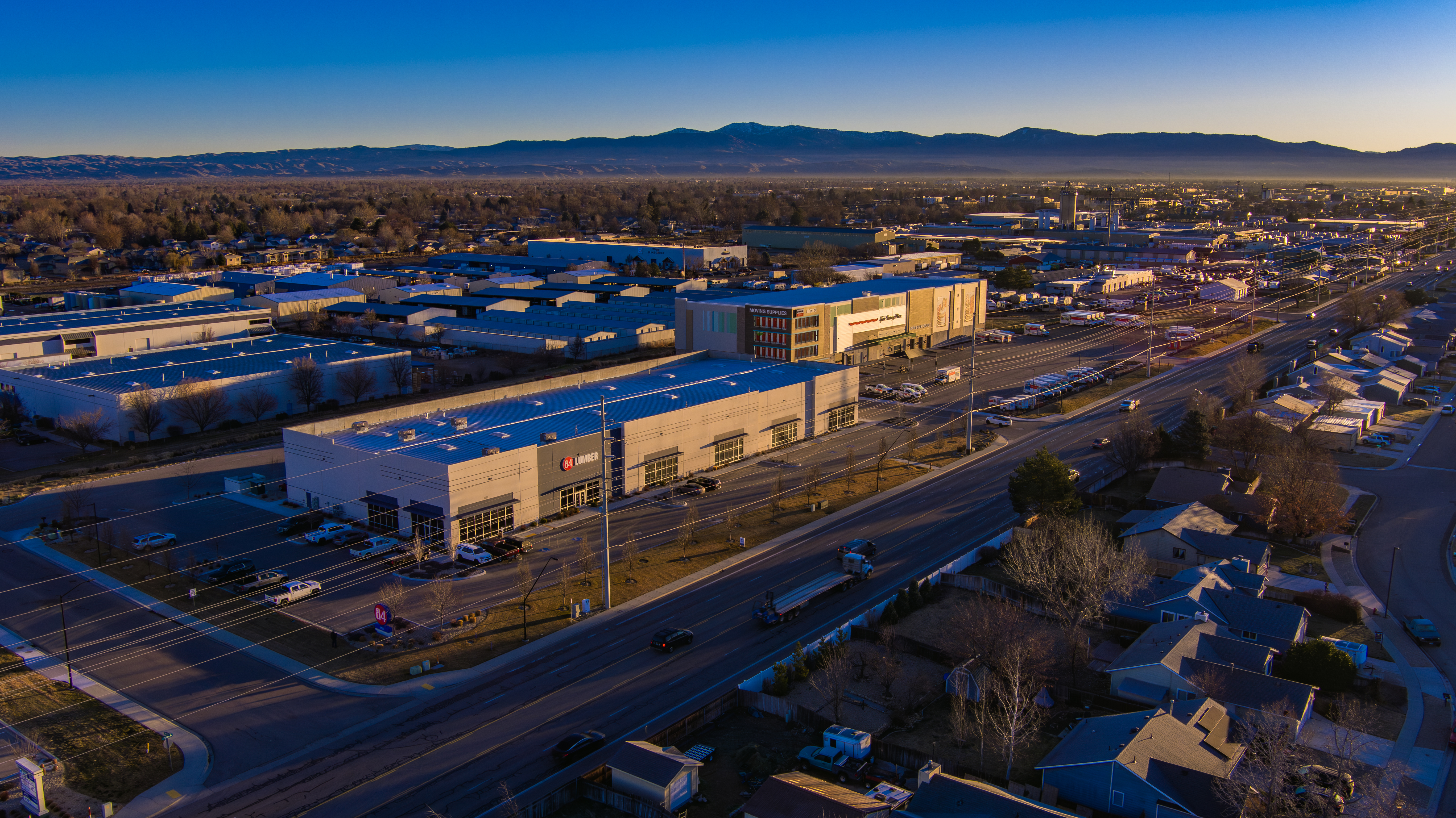 84 Lumber Boise Yard Aerial